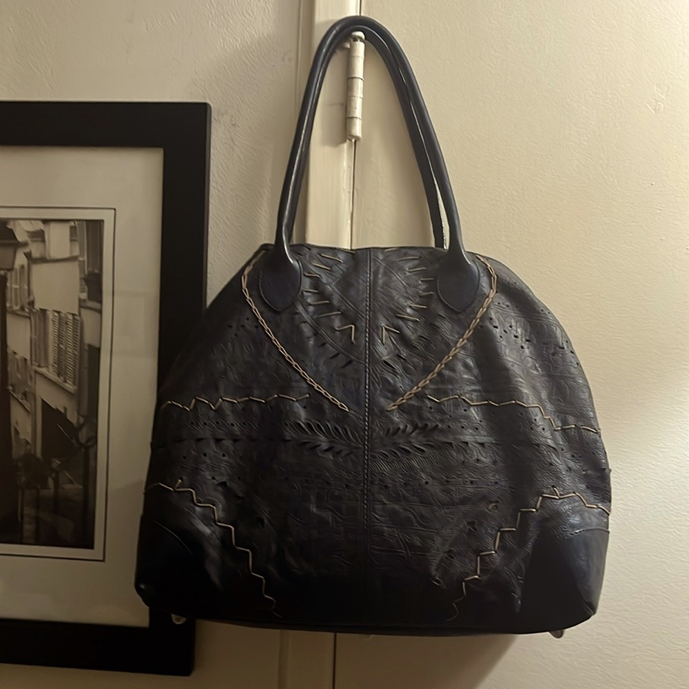 Roberto Pancani Firenze Genuine Leather Tote Handbag, Made in Italy, NWOT